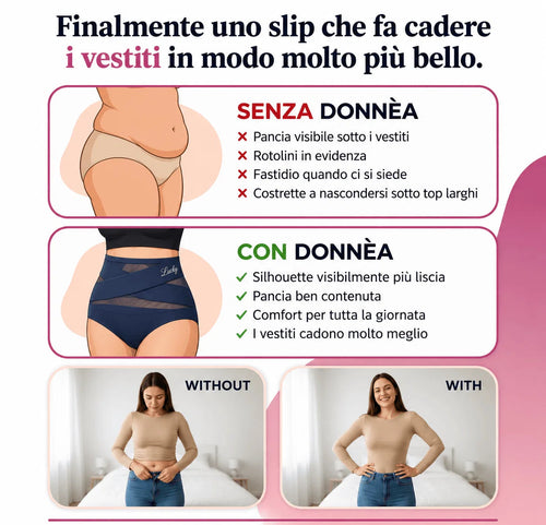 Slip Modellante Vita Alta — Controllo Addome Senza Cuciture
