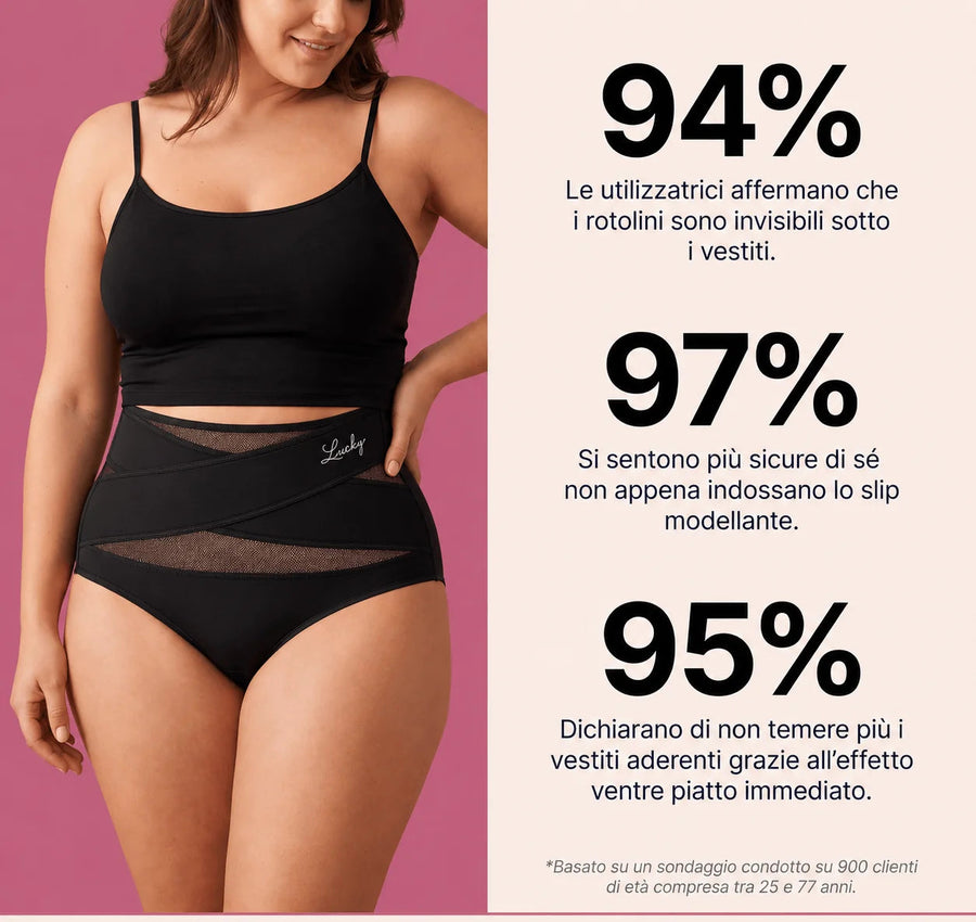 Slip Modellante Vita Alta — Controllo Addome Senza Cuciture