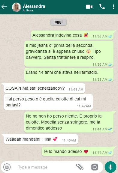 Messaggio WhatsApp